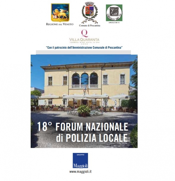 18/19-11-2022 | 18° Forum Nazionale di Polizia Locale | Pescantina