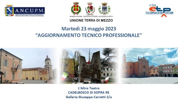23-05-2023 | AGGIORNAMENTO TECNICO PROFESSIONALE | Cadelbosco
