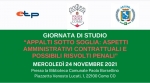 24-11-2021 &ldquo;APPALTI SOTTO SOGLIA: ASPETTI AMMINISTRATIVI CONTRATTUALI E POSSIBILI RISVOLTI PENALI&rdquo; Como